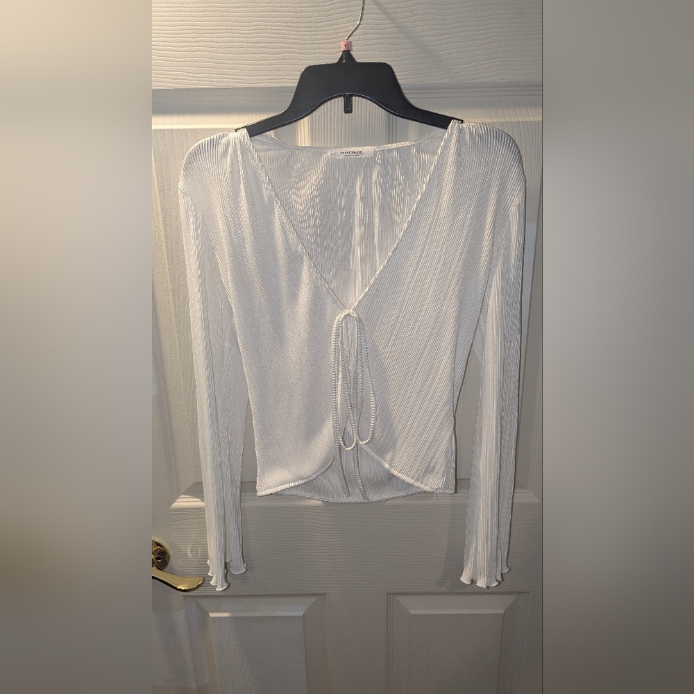 Beautiful satin crop top